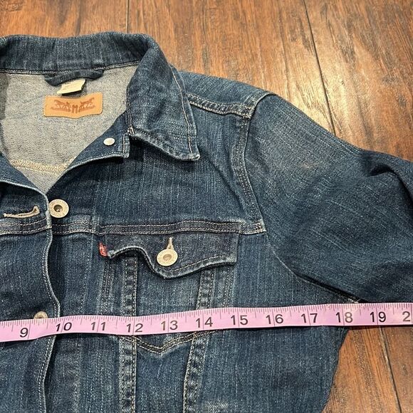 Women's Levi's® Original Trucker Jean Jacket size M red tab - Picture 5 of 8